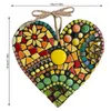 Decorative Figurines Heart-Shaped Resin Sculpture Bathroom Wall Ornament Decor Accessories