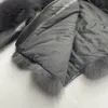 Women's Fur Faux MISSJANEFUR Jackets For Women Real Coat Winter Luxury Fashion Warm Thick Silver Jacket Wholesale Size 6XL 231118