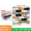 Papéis de parede 10pcs 3d papel de parede Diy Brick Stone Padrão Auto-adesivo Perte de parede impermeável adesivos de backsplash de cozinha adesivo de azulejo