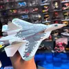 Modelo de avión, avión de aleación, caza ruso SU57, modelo de metal con acabado, ruedas intercambiables con soportes 231118