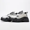 2020 Balenciaga Triple-S 3.0 shoes Luxury Brand suola dei pattini casuali bianco nero verde navy grigio verde unico chiaro Uomini Donne Sneakers rosso fluo Parigi Dad Formatori