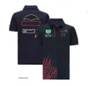 T-shirt F1 T-shirt pilota di Formula 1 Polo a maniche corte della squadra Camicia da corsa Maglie da uomo Top Maglia da motocross Taglie forti Asciugatura rapida