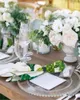 Table Napkin 4pcs Summer Cactus Tropical Plant Flower Leaves Square 50cm Wedding Decoration Cloth Kitchen Serving Napkins