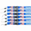 Andere feestelijke feestbenodigdheden Trump Lanyards U.S.A verwijderbare vlag van de Verenigde Staten Key Chains Id Badge Hanger Gift Moble Telefoon Dhuiy