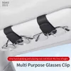 New Universal Car Auto Sun Visor Glasses Box Sunglasses Clip Card Ticket Holder Stand Fastener Pen Case Eyeglasses Car Accessories