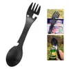 Lepels roestvrij staal mti gereedschap fles kan opener lepel bestek mtitool gebruiksvoorstel servies tafelwerk camp picknick flatware draagbare spork w dhh8z