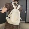 Torby szkolne małe damskie plecak wodoodporny nylon Modna japońska casual dziewczyna torba Mini Mochila Girls Student School Bag 231118