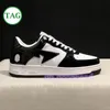 Bathing Apes Nigo Freizeitschuhe Hai Weiß Schwarz Herren Damen Leder Turnschuhe Modedesigner Farbe Camo Combo Rosa Grau Schwarz Niedriger Schuh Luxus Herren Plateau Trainer