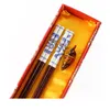 Chopsticks Wood 2 Pairs With Holders Chinese Characteristics China Affairs Presents Gift Souvenir