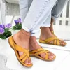 Sandali gladiatore Donna Pantofole comode 2021 Estate Fahion Zeppa romana Tacchi bassi Scarpe da spiaggia Infradito casual Sandalia Feminina AA230418