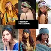 2pc pannband kvinnor hårband sport pannband hårband bohemiska huvudband damer turban hårbandage brett headwrap hår tillbehör huvudbonad y23