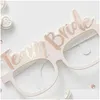 Party Decoration Creative Pobooth Team Bride To Be Single Paper Favor Gift 10 Pieces Decorate Props 6 5Df Drop Delivery Home Dhhhm