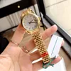 Women's Watch 31mm Gold Stainless Steel Leisure Fashion Mechanical Movement