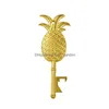 Otwieracze Kreatywny ananasek otwieracz butelki metalowy klucz korkociąg hangable mtifunkcyjne narzędzia kuchenne upuszczenie dostawy do domu ga dhgarden dhngv