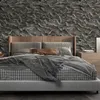 Bakgrundsbilder 53CMX10M NORDIC MINIMalist Modern Wave Grey Ocean House House Bedroom vardagsrum atmosfärisk TV -bakgrund vägg