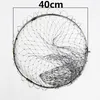 40cm50cm 60cm PE 나일론 낚시 네트 낚시 태클 낚시가 가능한 마름모꼴 메쉬 홀 깊이 접이식 딥 낚시 제품 낚시 제품 낚시 액세서리 피싱 네트