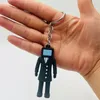 Schlüsselanhänger Lanyards Schlüsselanhänger Anime Skibidi Toilette Schlüsselanhänger PVC Schlüsselanhänger Figur Dop Spielzeug Anhänger für Männer Frauen Rucksack lustig 231118