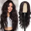 New Wig Women's Fashion Octagonal Bang Multi Color Option Long Curly Hair Chemical Fiber Full Head Cover