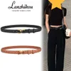 Cline Belt Classic Luxury Fashion Top Quality Women's Belt mångsidig jeansbälte Kvinnors äkta läder svartbrun modedekoration mångsidig