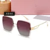 Occhiali da sole Designer Brand Marchi per Donna Uomo Miumius Oval Mui Luxury Top Ladies Boutique High End Versione corretta Occhiali Montatura in acetato Occhiali squadrati Y7GN