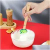 Cake Tools Christmas Sile Spata Wooden Handle Baking Scraper Cream Butter Spatas Household Kitchen Utensils Drop Delivery Ho Dhgarden Dhshr