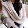 Scarves Sleeve Wrap Sweater Scarf Ultra Long Imitation Cashmere Knitted Warm Women Shawl For Home