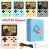 Portabla spelspelare Mini Handheld Retro Video Game Console 8 Bit 3,0 tum färgglad LCD-skärm Display AV Inbyggd inbyggd 400/500 Classic Games Player for Kids Gift