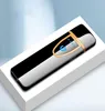 Новейшие USB-перезаряжаемые зажигалки, электронная зажигалка, беспламенный беспламенный переключатель с сенсорным экраном, красочная ветрозащитная зажигалка 90542279621
