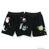 Designer Short Fashion Casual Clothing Beach shorts Smiley Start with Stars Starry Sky Print High Street Shorts in the Same Trend