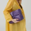 Avondtassen Casual damestas vrouwelijke grote tote gevatde mode handtassen ontwerper voor vrouwen schouder pu cotton winter 2023 vierkant