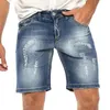 Heren jeans jongenskleding heren casual shorts spring pocket sport zomer bodybuilding denim korte broek tan