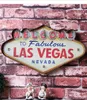Décoration murale de Las Vegas entière, peinture métallique, panneaux de bienvenue au néon, barre Led, 707 K21668962