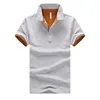 Men's T-Shirts Men Polo Shirts Short Sleeve Breathable Male Cotton Tee Shirt Brand Jerseys Summer Turn Down Mens Sportswear polo Tops Plus Size 230419