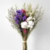 Dekorative Blumen, ewiges Leben, echter gemischter Blumenstrauß für Zuhause, Erdbeere, Fernlicht, Hochzeiten, Dekoration, Schießen, Requisiten, getrocknete Blumenblüte
