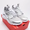 Top Huarache Run Ultra Men Women Running Shoes Classics Triple Black White Metallic Silver Wolf Grey Hot Punch Racer Blue Outdoor Sports Sneakers Size 36-45