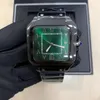 Luxury Men's Designer Clone Watch 37,5 mm rostfritt stål U1top högkvalitativ luminescent Sapphire Glass Montres Relojes Guard Montre de Lux Watches
