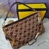 Borsa a tracolla moda Borse da donna firmate nuova borsa tote con cerniera modello intrecciato con catena in vetro organico hawksbill staccabile a doppio manico Borsa shopping