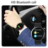 Nuevas mujeres Bluetooth llamada Smartwatch hebreo HD pantalla táctil Bluetooth música ECG prueba Fitness deportes reloj inteligente hombres mujeres + caja