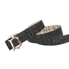 Burrberry Belt Designer Top Calidad Mujeres Cinturón Raya Cómoda Moda Lados para hombre con delicado cheque Cinturones Casuales Smooth B4GD