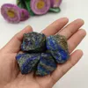 Obiekty dekoracyjne 1PC naturalne lapis lazuli surowe szorstkie kamienne kwarc kryształowe leczenie rocka Reiki czakra okazyjne dekoracje akwarium dekoracja pokoju domowego 230418