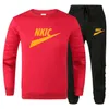 Mens Sweatshirt Set Sweatpants Tracksuit New Brand Print Joggers Suit for Men 2Pcs Male Trousers Streetwear Clothes