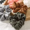 Party Favor Women Girl Solid Chiffon Scrunchies Elastic Ring Hair Ties Accessories Ponytail Holder Hairbands Rubber Band Scrunchies