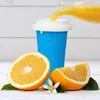 Yaz Sıkın Ev Yapımı Meyve Suyu Şişesi Hızlı dondurulmuş smoothie kum fincanı tutam hızlı soğutma sihirli dondurma slushy yapıcı