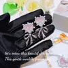 Halskette Ohrringe Set Mode Perle Herz Schmuck Elegant Bowknot Tropfen Romantisch MinimalistischAnhänger Für Frauen Hochzeit Verlobung