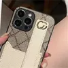 Designer Luxury 14 Promax iPhone 15 Case Phone Cover för Pro Max Mimi 13 12 11 XR XS X 7 8 PULS 6 handledsband stötbeständig modefodral