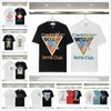 2023 Summer Fashion Casabla PAR AVION FLEUR TEE T Shirts Mens Panoramique T-Shirt Tees Apparel Tops Man Chest Letter Shirt Luxurys Clothing Street Shorts