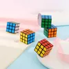 Mini Cubo Puzzle Mini Cubo Magico di piccole dimensioni Gioco Apprendimento Gioco Educativo Cubo Buon Regalo Giocattolo Decompressione giocattoli per bambini Cubi magici