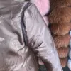 FURE DEN FUR FAUX 70CM Długość Rękawy 4in1 prawdziwy futra Naturalne prawdziwe kurtki kamizelka zimowa odzież wierzchnia jakość 231118