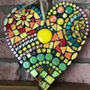 Decorative Figurines Heart-Shaped Resin Sculpture Bathroom Wall Ornament Decor Accessories