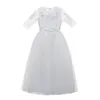 Flicka klänningar barns aftonklänning prinsessa värd liten bröllop lång modell show kostym vår och sommar